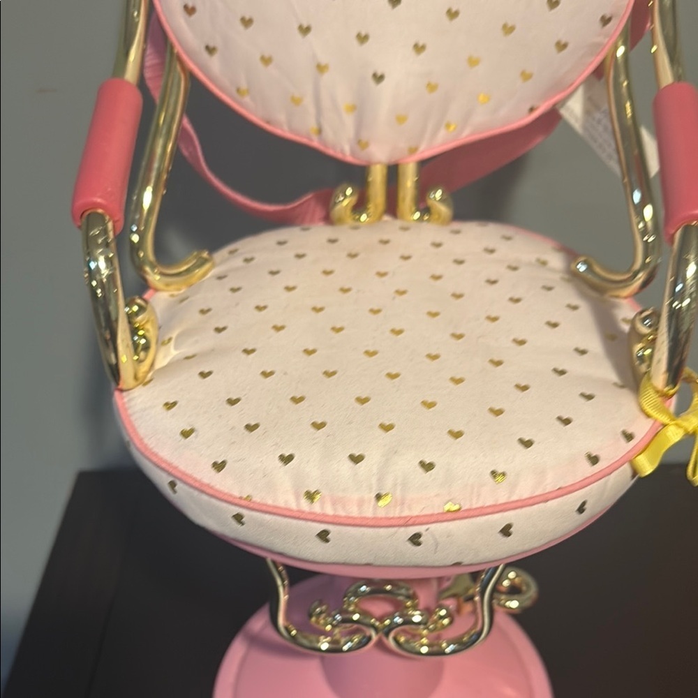 Battat our generation Pink and Gold Doll Chair - Picture 9 of 10
